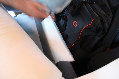 a matracból származó szivacsdarab is megteszi