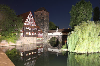 Nagyon helyes városközpontja volt Nürnbergnek.